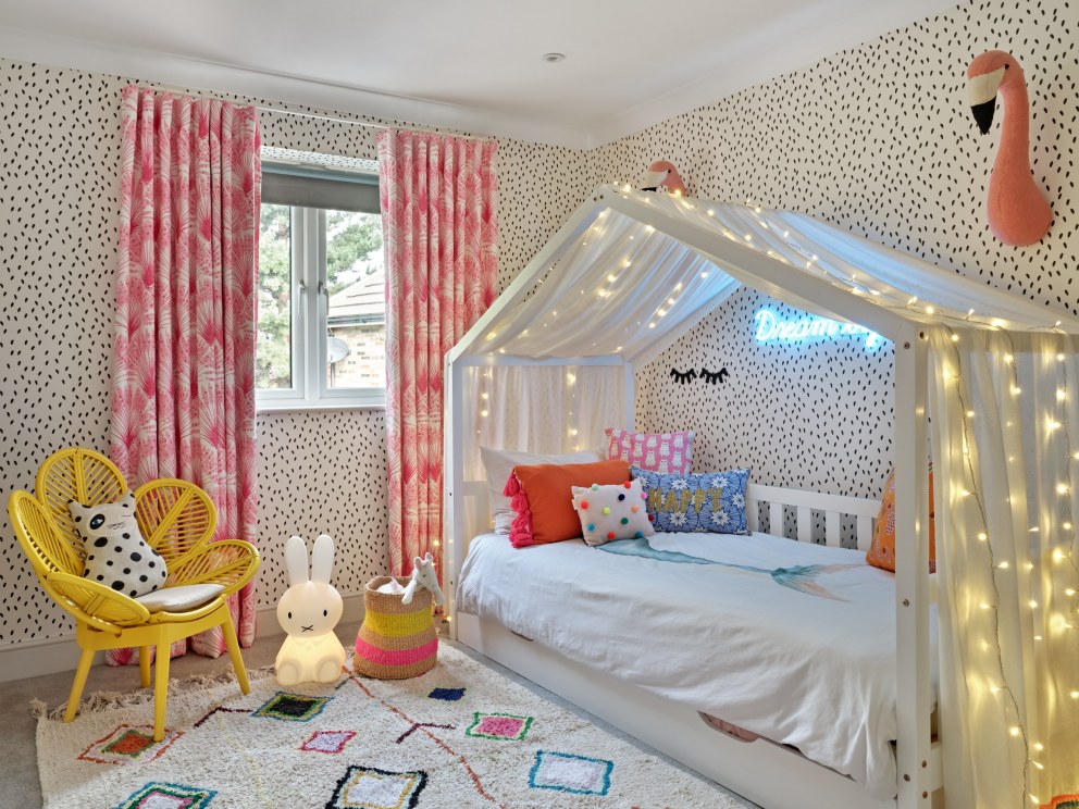 Modern Family Living | Girls Bedroom | Interior Designers